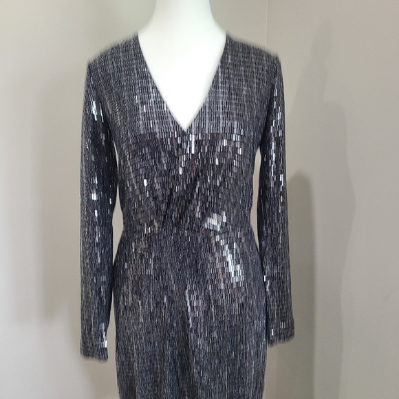 H&M BRAND NEW SPARKLE DRESS SIZE 4 - Picture 4 of 9